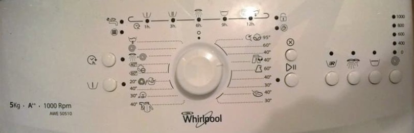 Пералня Whirlpool не центрофугира дрехи