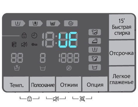 UE грешка на пералня Lg