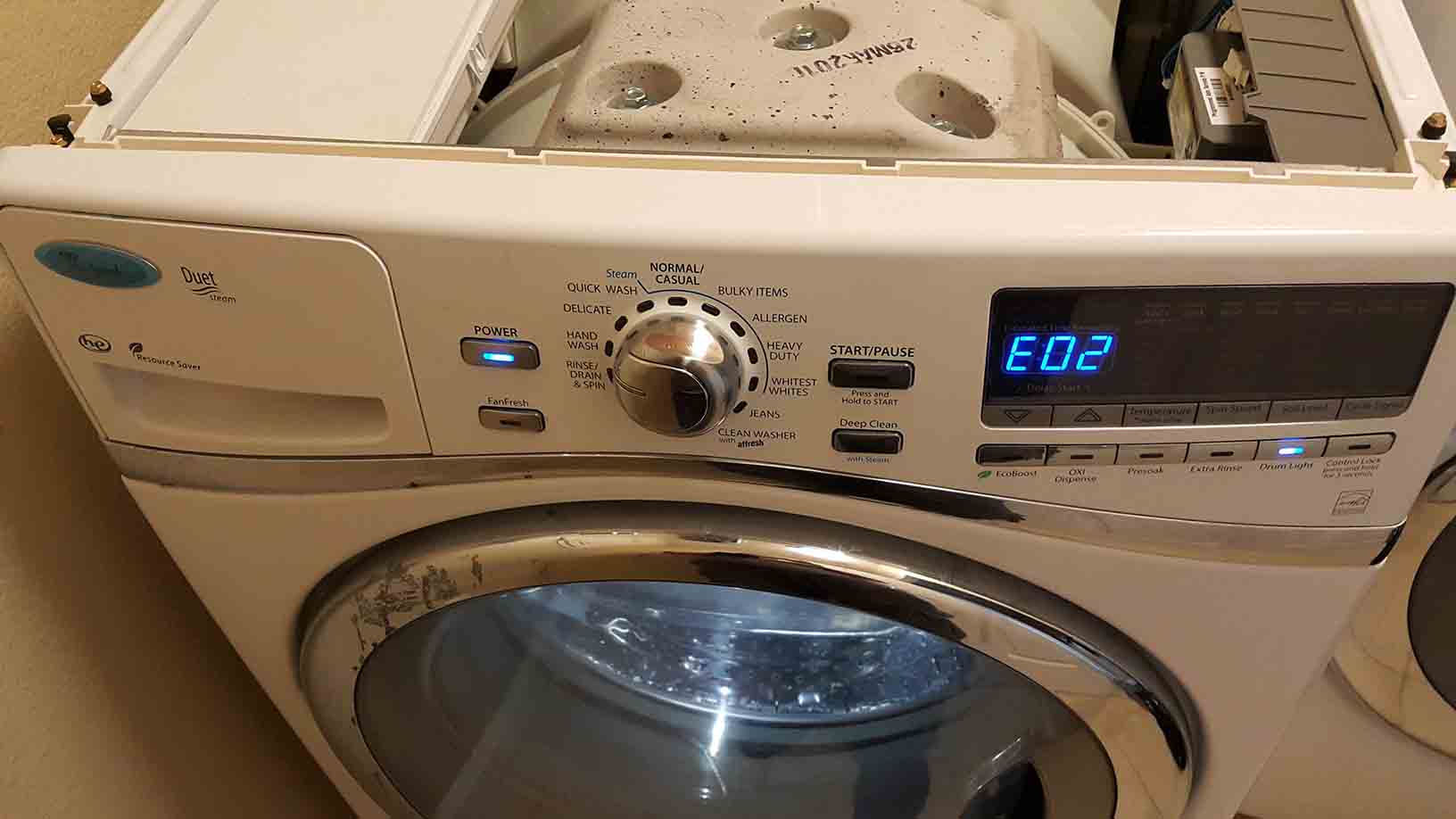 Kode napak Whirlpool